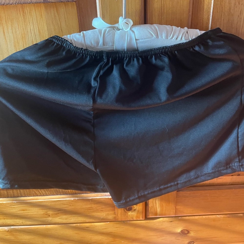 Black silky pj bottoms